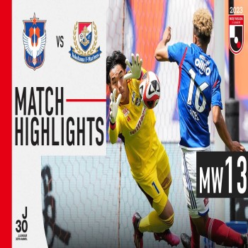 #ไฮไลท์ฟุตบอล [ อัลบิเร็กซ์ นิงาตะ 2 - 1 โยโกฮาม่า เอฟ มารินอส ] เจลีก ญี่ปุ่น 2023