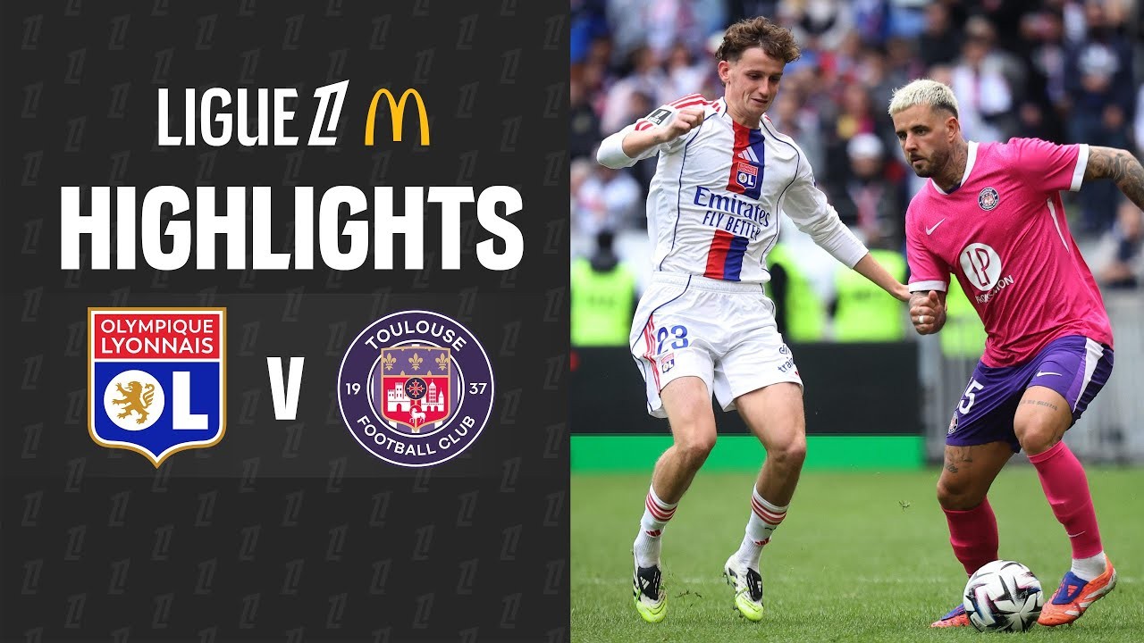 #ไฮไลท์ฟุตบอล [ โอลิมปิก ลียง 1 - 2 ตูลูส ] ลีกเอิง ฝรั่งเศส 2025/6.10.68