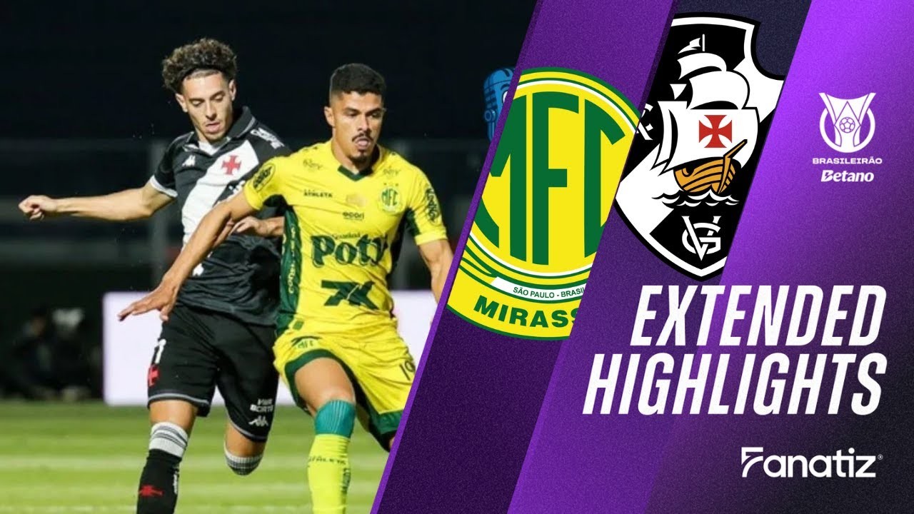 #ไฮไลท์ฟุตบอล [ วาสโก ดา กาม่า 0 - 2 มิราสโซล ] บราซิล ซีรี่ย์เอ 2025/3.12.68