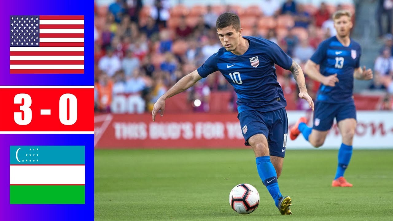 #ไฮไลท์ฟุตบอล [ สหรัฐอเมริกา 3 - 0 อุซเบกิสถาน ] กระชับมิตร ทีมชาติ 2023