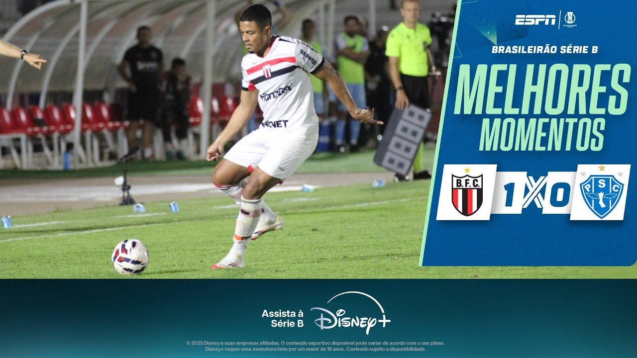 #ไฮไลท์ฟุตบอล [ โบตาโฟโก้ เอสพี 1 - 0 เปซานดู ] บราซิล ซีรี่ย์บี 2025/8.10.68