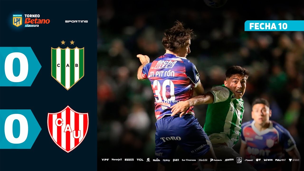 #ไฮไลท์ฟุตบอล [ บานฟิลด์ 0 - 0 ยูเนี่ยน ซานตาเฟ่ ] อาร์เจนติน่า พรีเมียร์ ดิวิชั่น 2025/27.9.68