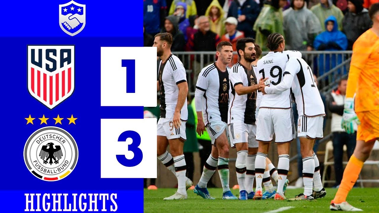 #ไฮไลท์ฟุตบอล [ สหรัฐอเมริกา 1 - 3 เยอรมัน ] กระชับมิตร ทีมชาติ 2023/15.10.66