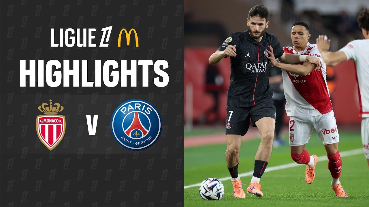 #ไฮไลท์ฟุตบอล [ โมนาโก 1 - 0 ปารีส แซงต์ แชร์กแมง ] ลีกเอิง ฝรั่งเศส 2025/30.11.68