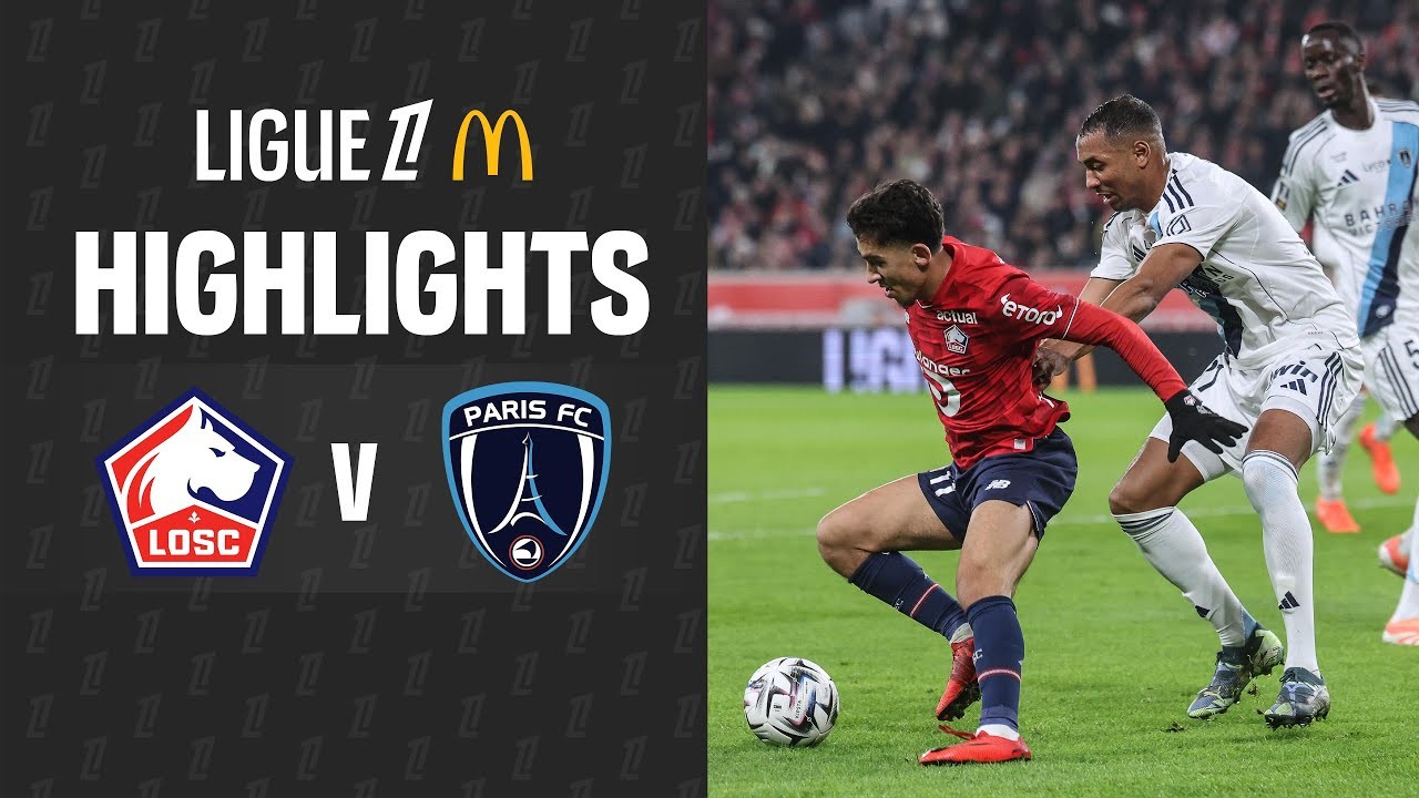 #ไฮไลท์ฟุตบอล [ ลีลล์ 4 - 2 ปารีส เอฟซี ] ลีกเอิง ฝรั่งเศส 2025/24.11.68