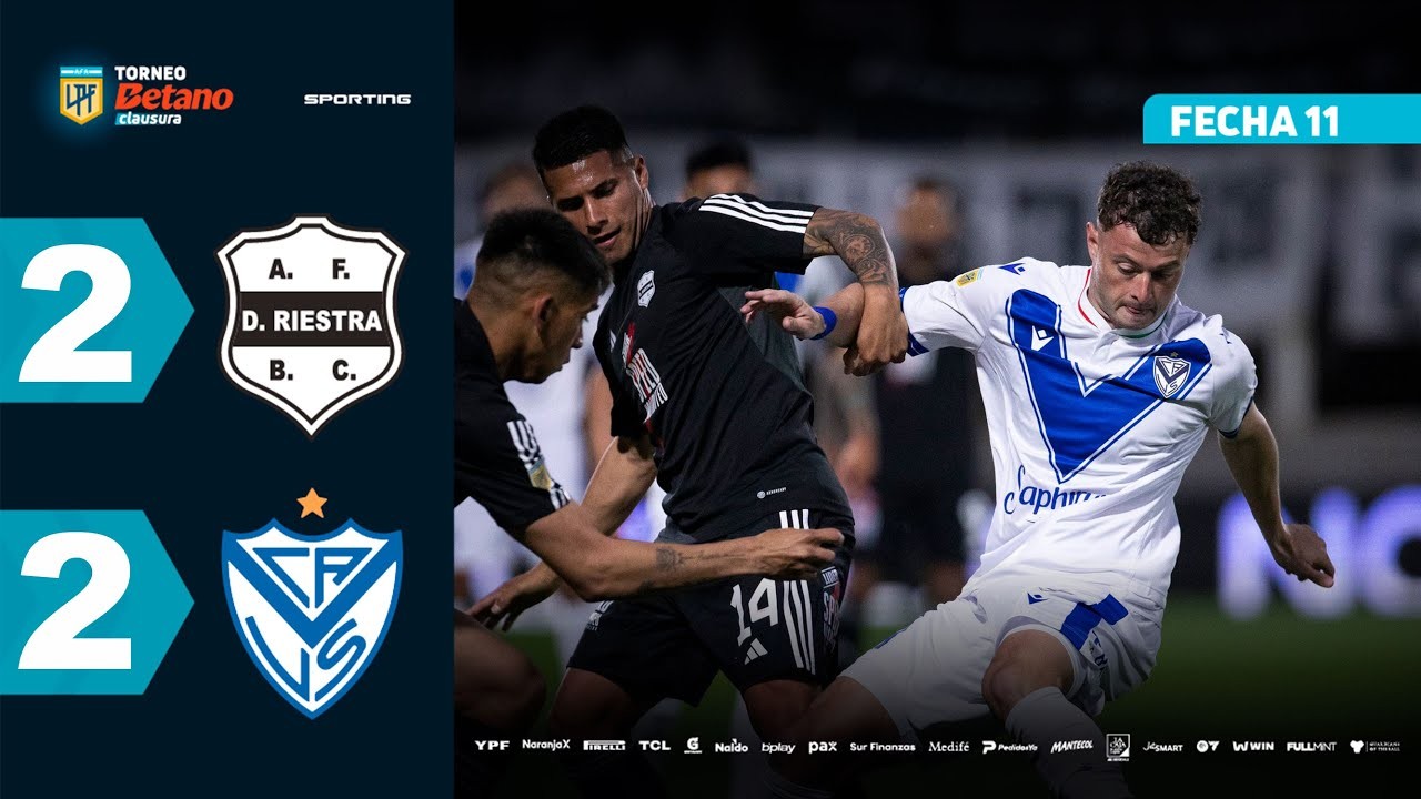 #ไฮไลท์ฟุตบอล [ เดปอร์ติโว ริเอสตร้า 2 - 2 เบเลซ ซาร์สฟิลด์ ] อาร์เจนติน่า พรีเมียร์ ดิวิชั่น 2025/7.10.68